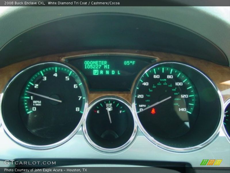 White Diamond Tri Coat / Cashmere/Cocoa 2008 Buick Enclave CXL
