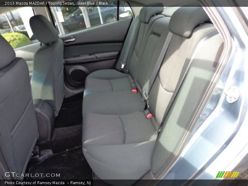 Steel Blue / Black 2013 Mazda MAZDA6 i Touring Sedan