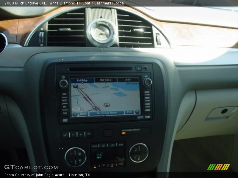 White Diamond Tri Coat / Cashmere/Cocoa 2008 Buick Enclave CXL