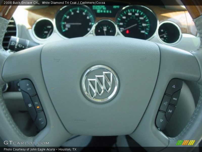 White Diamond Tri Coat / Cashmere/Cocoa 2008 Buick Enclave CXL