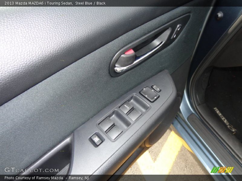 Steel Blue / Black 2013 Mazda MAZDA6 i Touring Sedan