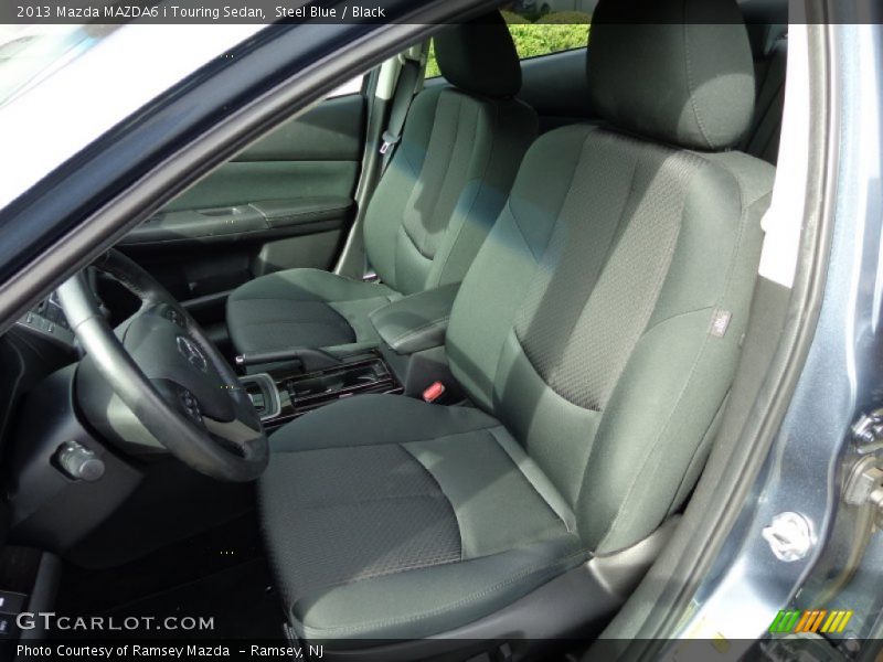 Steel Blue / Black 2013 Mazda MAZDA6 i Touring Sedan