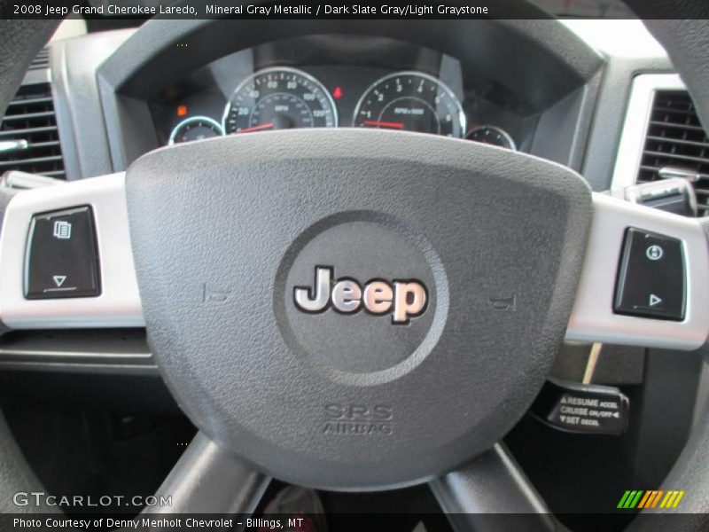 Mineral Gray Metallic / Dark Slate Gray/Light Graystone 2008 Jeep Grand Cherokee Laredo