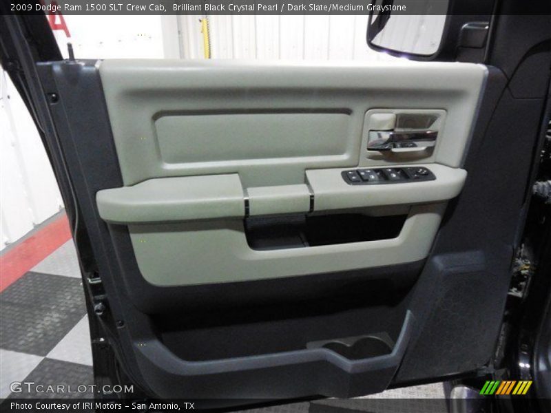 Brilliant Black Crystal Pearl / Dark Slate/Medium Graystone 2009 Dodge Ram 1500 SLT Crew Cab