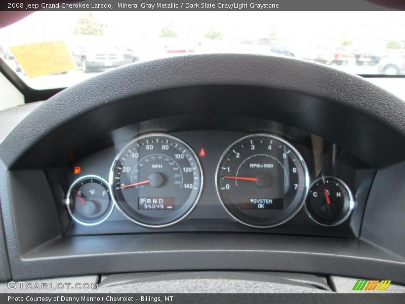 Mineral Gray Metallic / Dark Slate Gray/Light Graystone 2008 Jeep Grand Cherokee Laredo