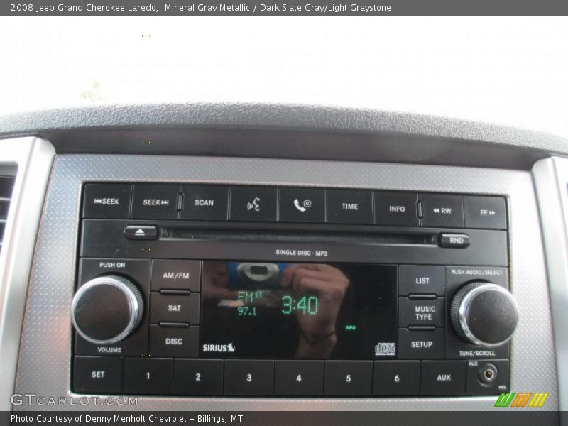 Mineral Gray Metallic / Dark Slate Gray/Light Graystone 2008 Jeep Grand Cherokee Laredo