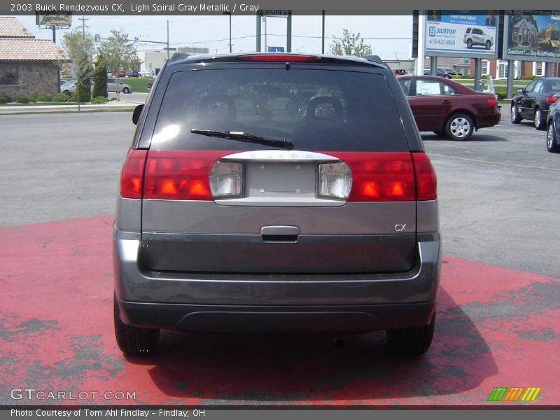 Light Spiral Gray Metallic / Gray 2003 Buick Rendezvous CX