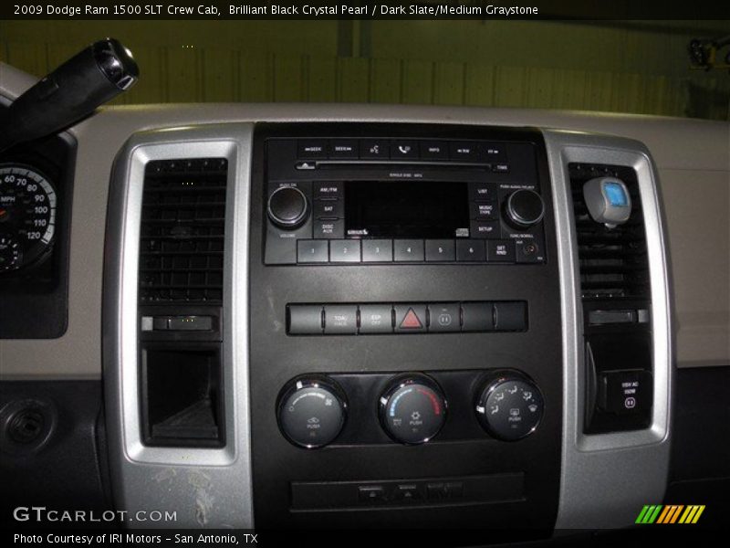 Brilliant Black Crystal Pearl / Dark Slate/Medium Graystone 2009 Dodge Ram 1500 SLT Crew Cab