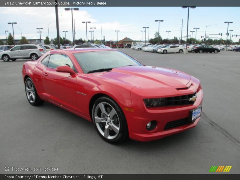 Victory Red / Beige 2012 Chevrolet Camaro SS/RS Coupe