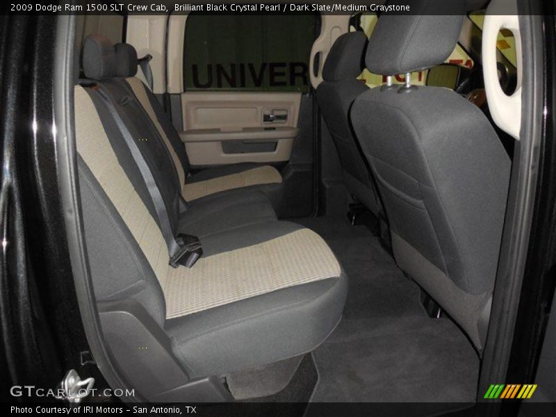 Brilliant Black Crystal Pearl / Dark Slate/Medium Graystone 2009 Dodge Ram 1500 SLT Crew Cab