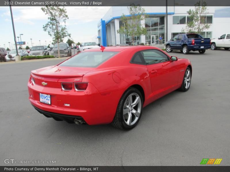 Victory Red / Beige 2012 Chevrolet Camaro SS/RS Coupe