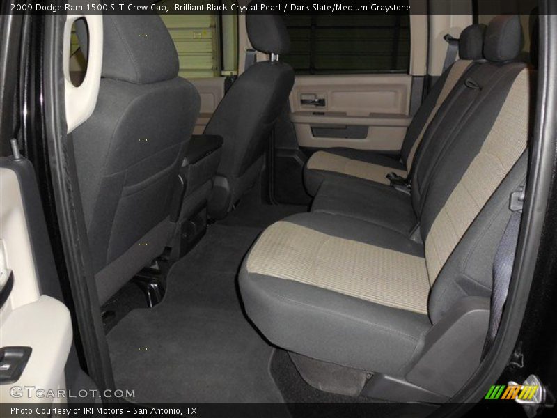 Brilliant Black Crystal Pearl / Dark Slate/Medium Graystone 2009 Dodge Ram 1500 SLT Crew Cab