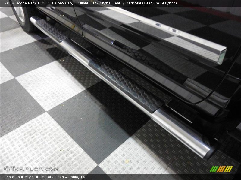 Brilliant Black Crystal Pearl / Dark Slate/Medium Graystone 2009 Dodge Ram 1500 SLT Crew Cab