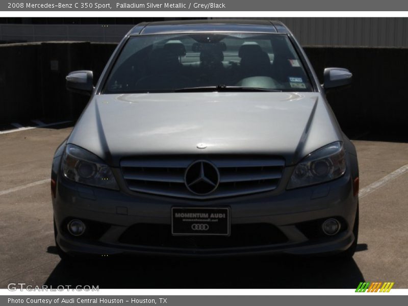 Palladium Silver Metallic / Grey/Black 2008 Mercedes-Benz C 350 Sport