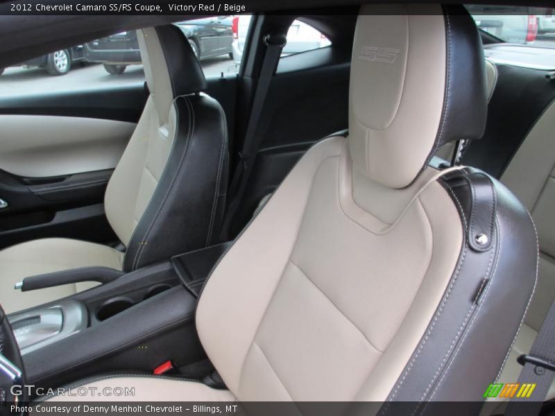 Victory Red / Beige 2012 Chevrolet Camaro SS/RS Coupe