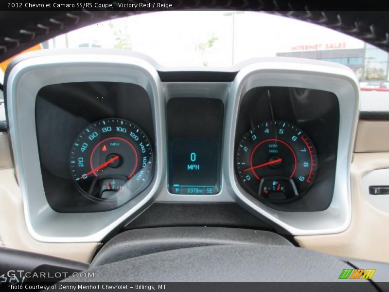 Victory Red / Beige 2012 Chevrolet Camaro SS/RS Coupe