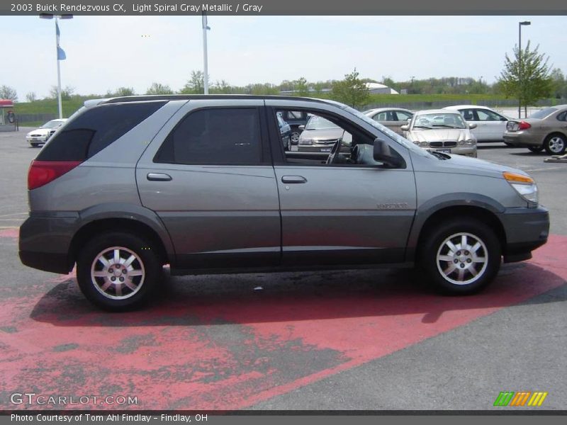 Light Spiral Gray Metallic / Gray 2003 Buick Rendezvous CX