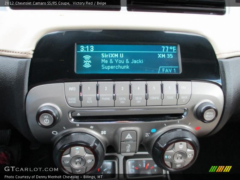 Victory Red / Beige 2012 Chevrolet Camaro SS/RS Coupe