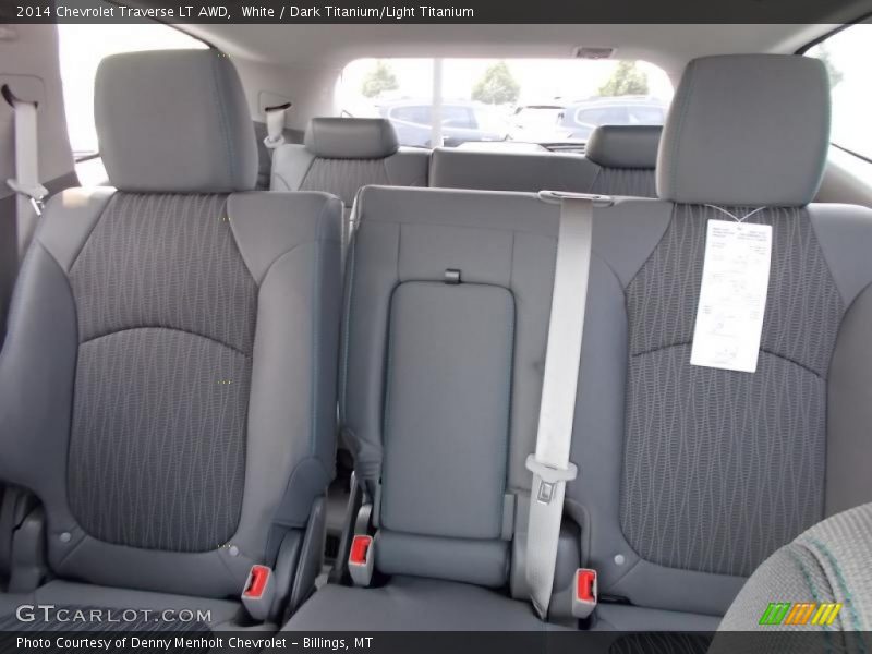 White / Dark Titanium/Light Titanium 2014 Chevrolet Traverse LT AWD