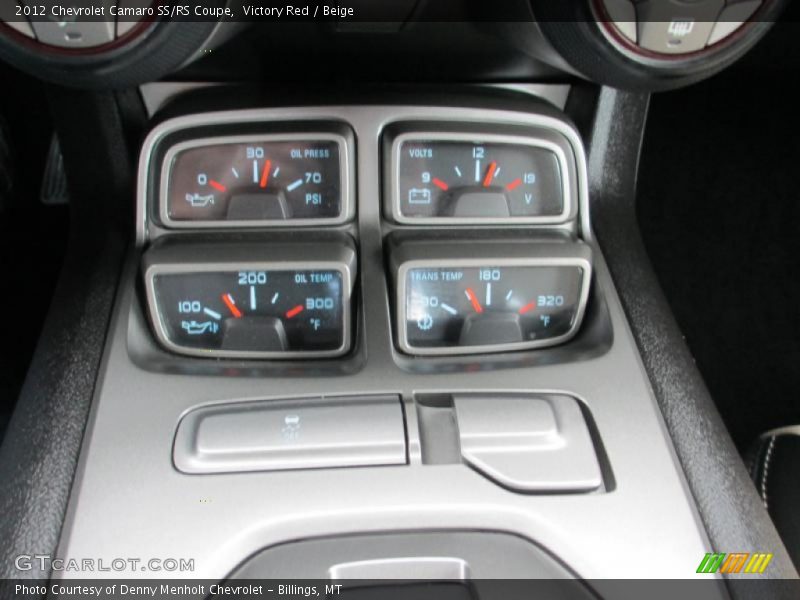 Victory Red / Beige 2012 Chevrolet Camaro SS/RS Coupe