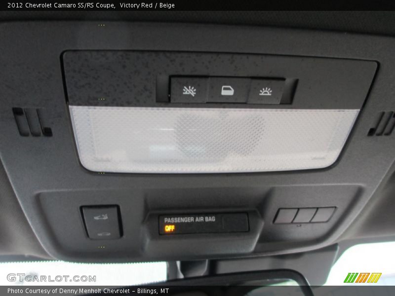 Victory Red / Beige 2012 Chevrolet Camaro SS/RS Coupe