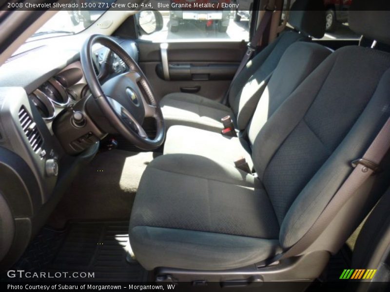 Blue Granite Metallic / Ebony 2008 Chevrolet Silverado 1500 Z71 Crew Cab 4x4