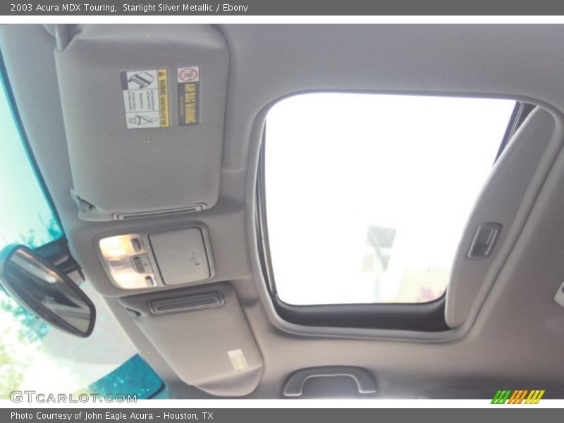 Starlight Silver Metallic / Ebony 2003 Acura MDX Touring