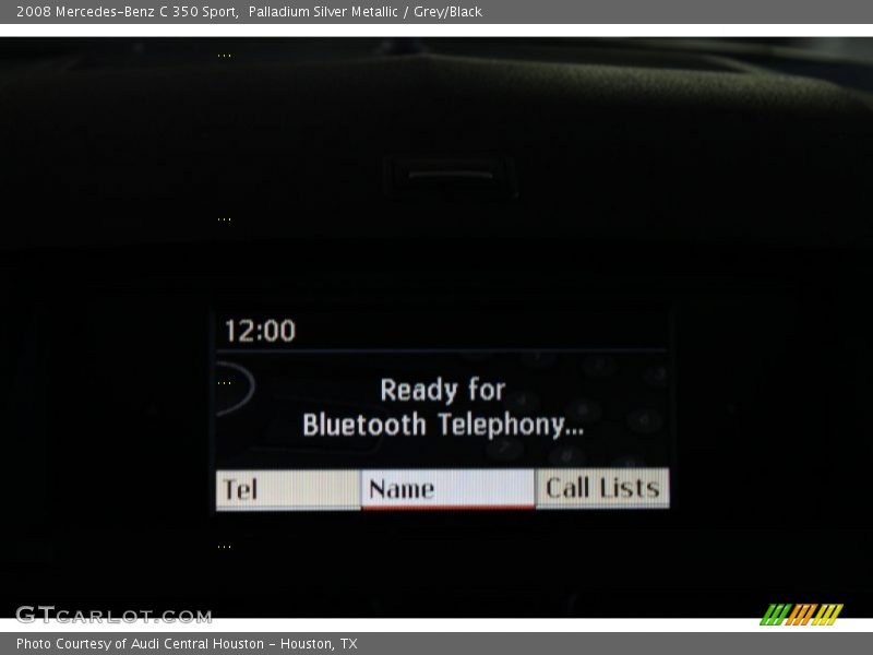 Palladium Silver Metallic / Grey/Black 2008 Mercedes-Benz C 350 Sport