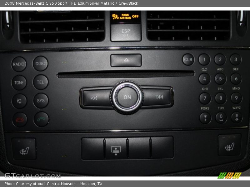 Palladium Silver Metallic / Grey/Black 2008 Mercedes-Benz C 350 Sport
