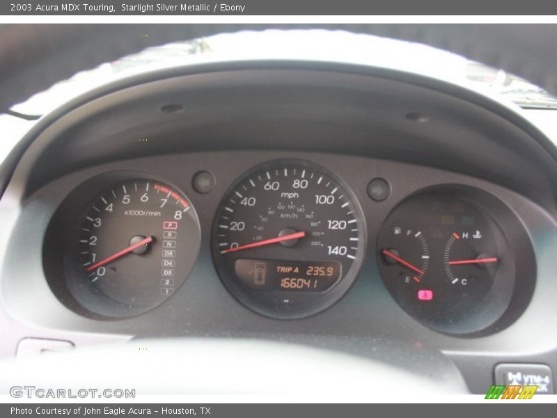 Starlight Silver Metallic / Ebony 2003 Acura MDX Touring