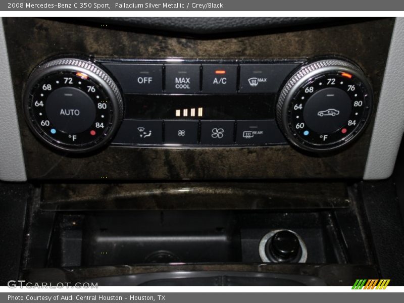 Palladium Silver Metallic / Grey/Black 2008 Mercedes-Benz C 350 Sport