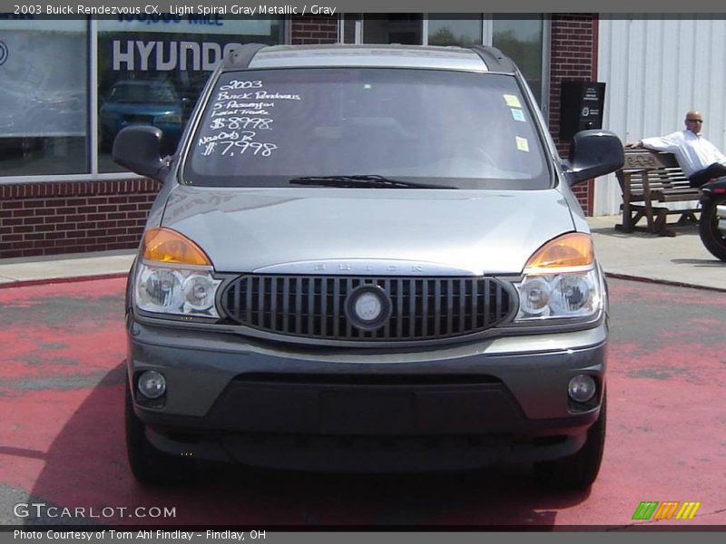 Light Spiral Gray Metallic / Gray 2003 Buick Rendezvous CX