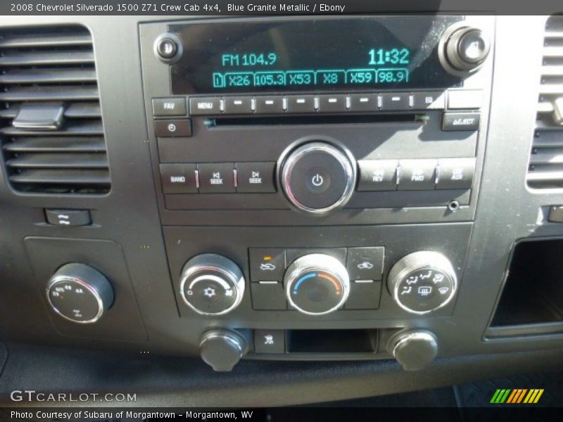 Blue Granite Metallic / Ebony 2008 Chevrolet Silverado 1500 Z71 Crew Cab 4x4