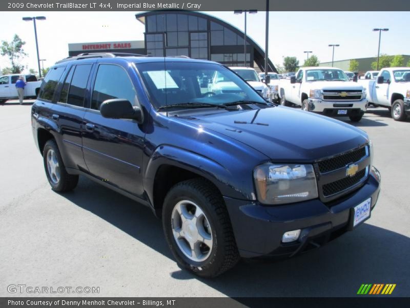 Imperial Blue Metallic / Gray 2009 Chevrolet TrailBlazer LT 4x4