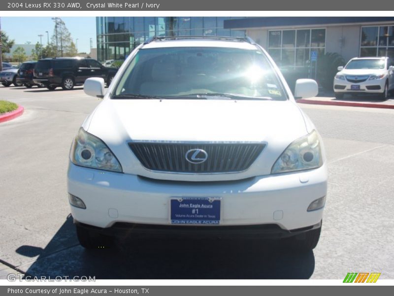 Crystal White Pearl / Ivory 2004 Lexus RX 330 AWD