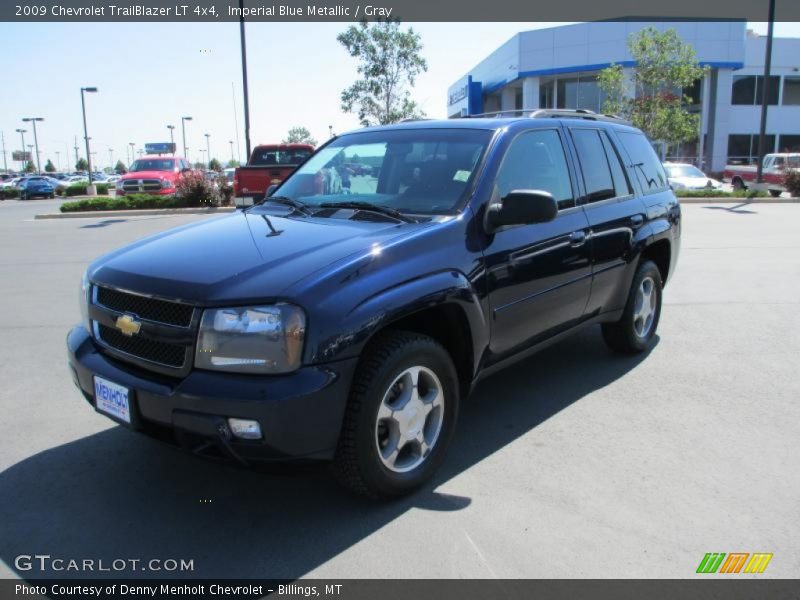 Imperial Blue Metallic / Gray 2009 Chevrolet TrailBlazer LT 4x4