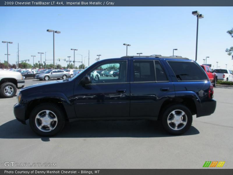 Imperial Blue Metallic / Gray 2009 Chevrolet TrailBlazer LT 4x4