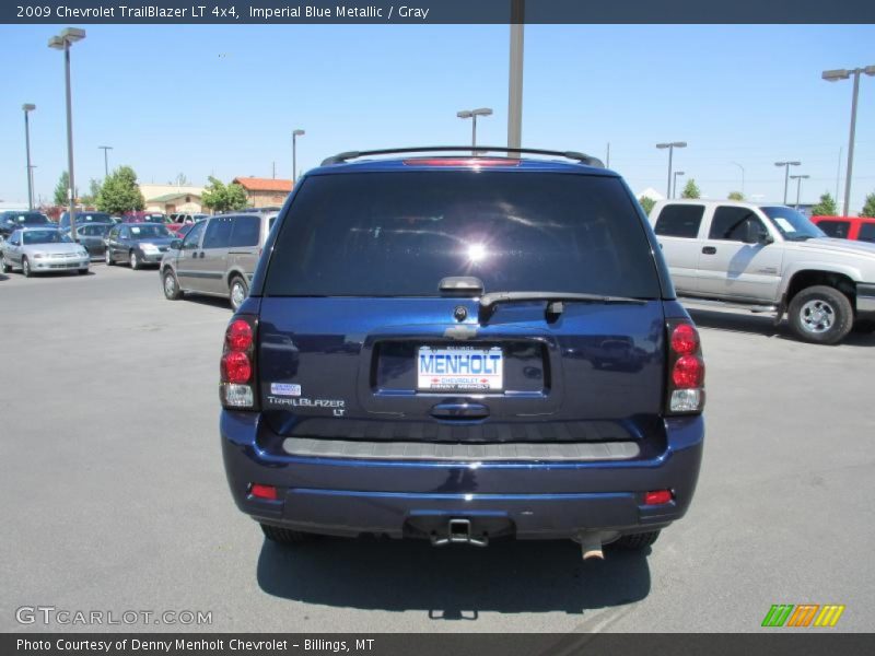 Imperial Blue Metallic / Gray 2009 Chevrolet TrailBlazer LT 4x4