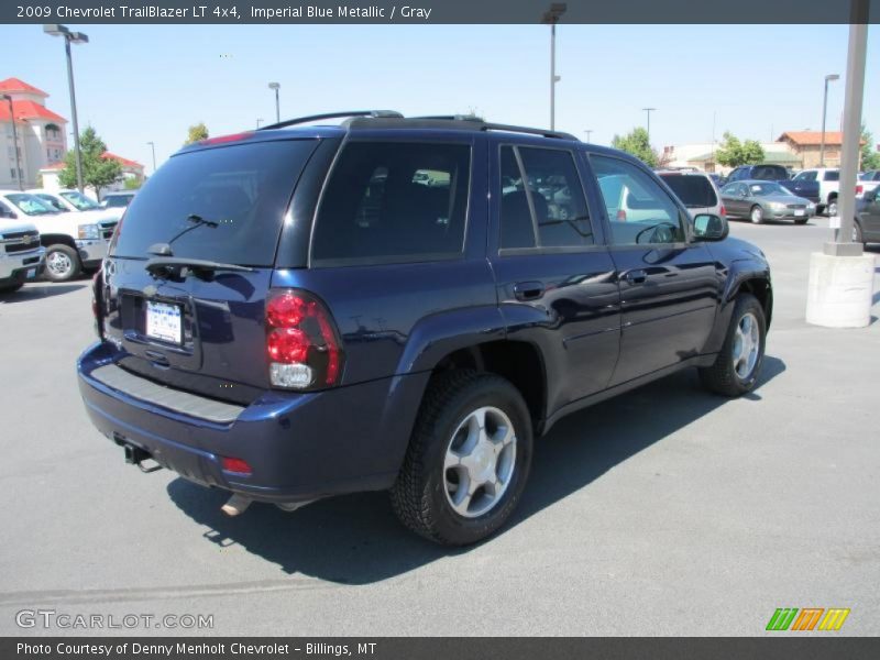 Imperial Blue Metallic / Gray 2009 Chevrolet TrailBlazer LT 4x4