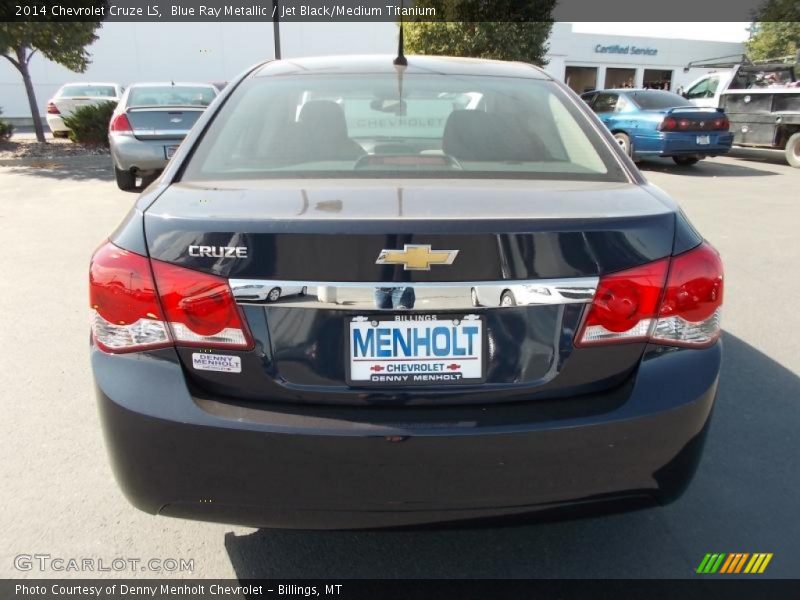 Blue Ray Metallic / Jet Black/Medium Titanium 2014 Chevrolet Cruze LS
