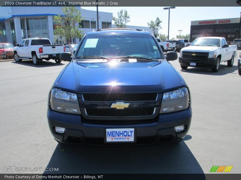 Imperial Blue Metallic / Gray 2009 Chevrolet TrailBlazer LT 4x4