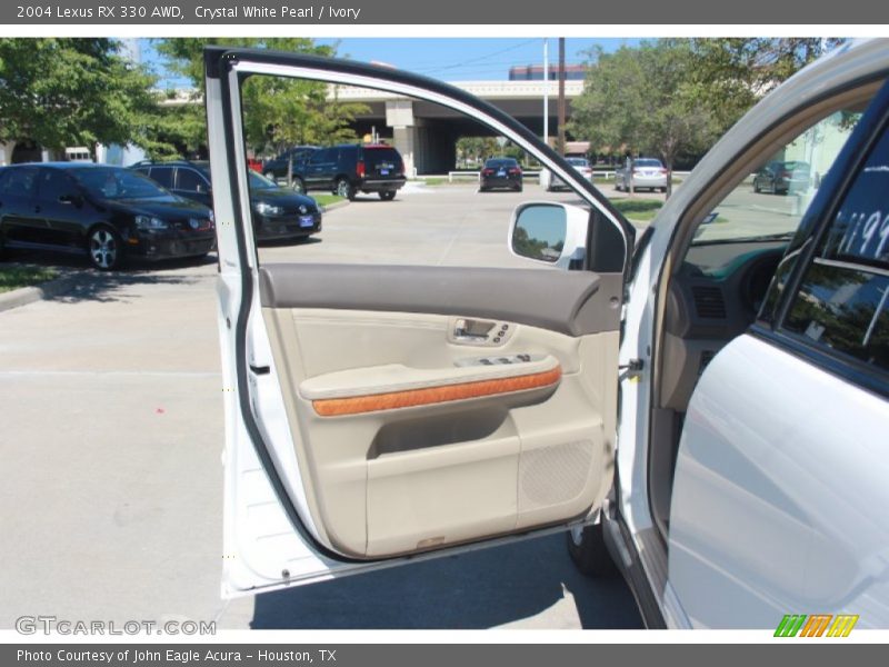 Crystal White Pearl / Ivory 2004 Lexus RX 330 AWD