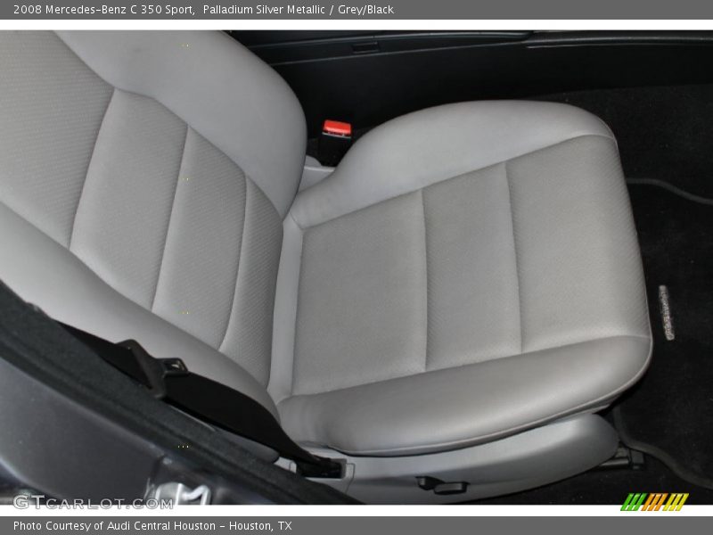 Palladium Silver Metallic / Grey/Black 2008 Mercedes-Benz C 350 Sport