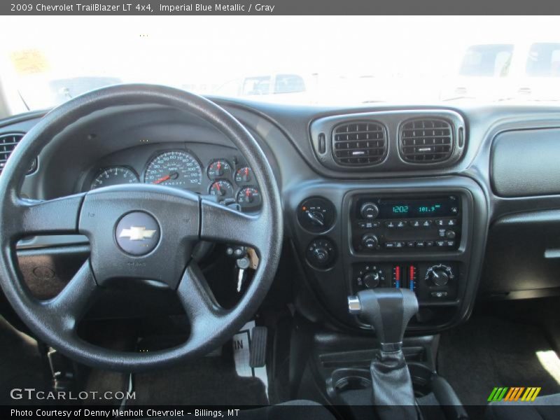 Imperial Blue Metallic / Gray 2009 Chevrolet TrailBlazer LT 4x4