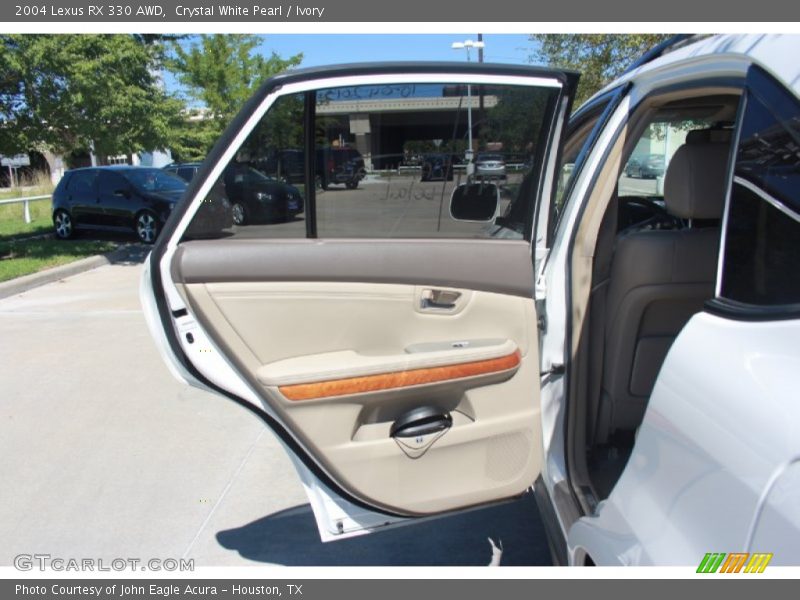 Crystal White Pearl / Ivory 2004 Lexus RX 330 AWD