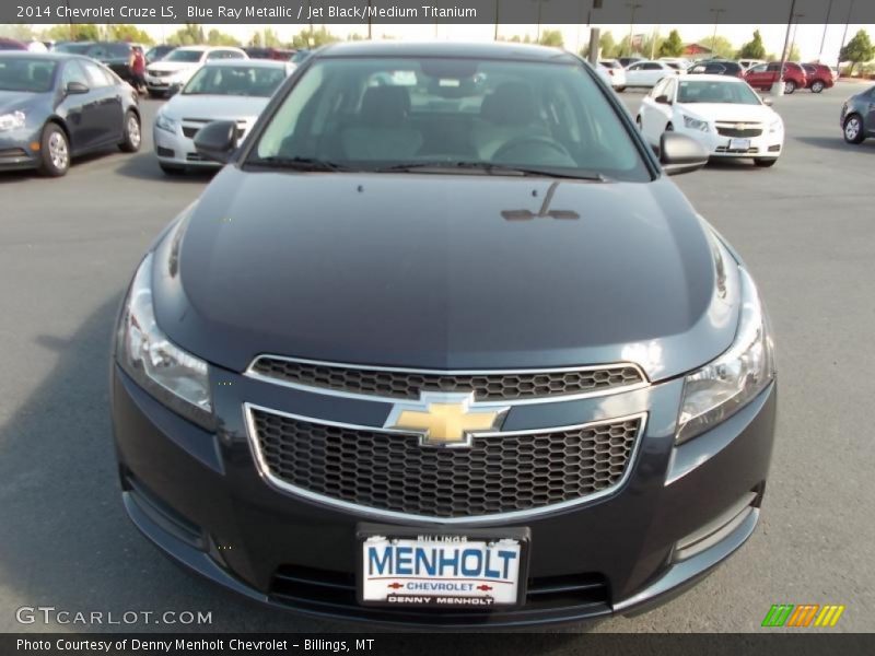 Blue Ray Metallic / Jet Black/Medium Titanium 2014 Chevrolet Cruze LS