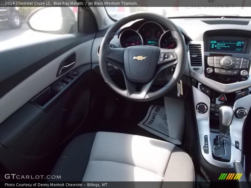 Blue Ray Metallic / Jet Black/Medium Titanium 2014 Chevrolet Cruze LS