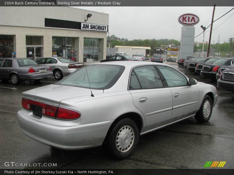 Sterling Silver Metallic / Medium Gray 2004 Buick Century Standard