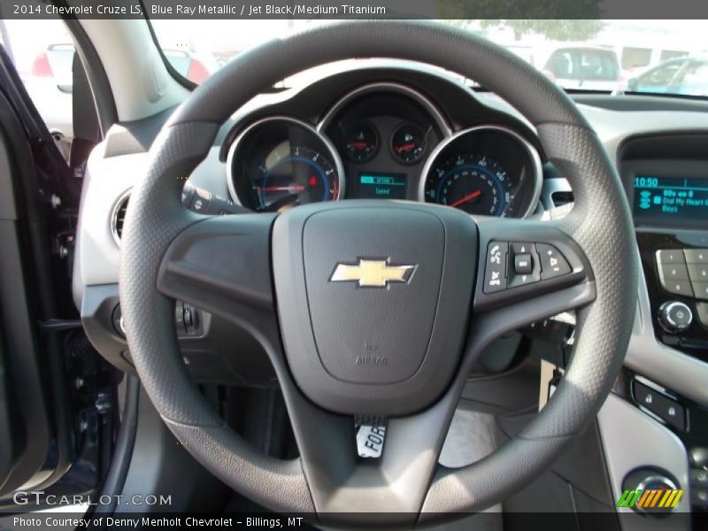 Blue Ray Metallic / Jet Black/Medium Titanium 2014 Chevrolet Cruze LS