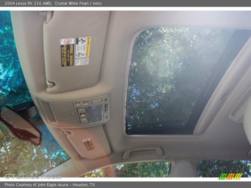 Crystal White Pearl / Ivory 2004 Lexus RX 330 AWD